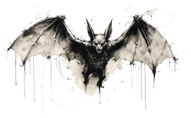 PNG Bat drawing art animal.