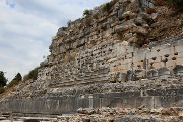 Ancient ruins city of Ephesus, Selcuk, Turkey.