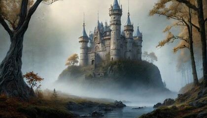 castle in the fog