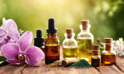 Essential oil - Aromatherapy - AI generated
