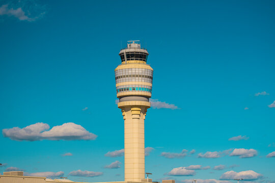Top of the Atlanta Airport air traffic control tower
