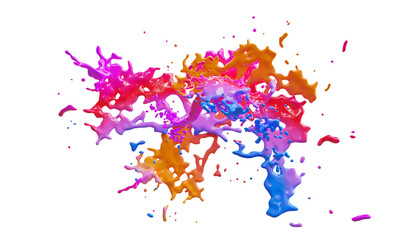 abstract color splash. color design background