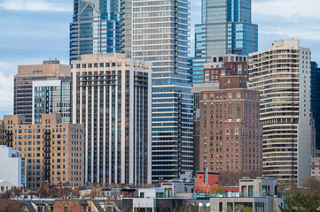 Naklejka premium city skyline