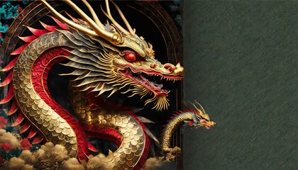 Fototapeta premium chinese style dragon