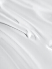 White cosmetic cream texture close -up