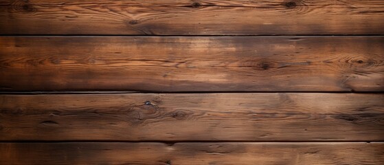 3d rendering.  texture wallpaper. A dark wooden background with knots and wood grain.