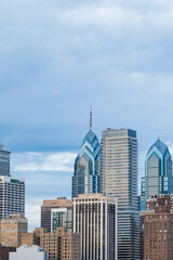 Obraz premium downtown Philadelphia city