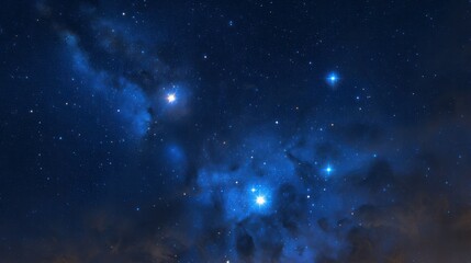   Orion constellation with the bright star Betelgeuse prominently displayed. 