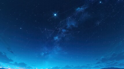  also known as the Big Dipper, with the star Polaris, the North Star, clearly visible. 