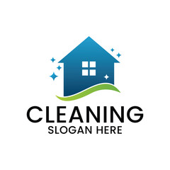 cleaning service logo and template vector, suitable for your company