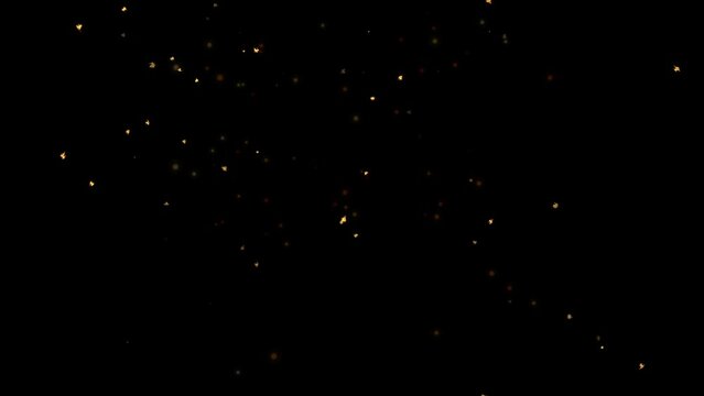 Fire Ember particles, Ember Particles video, Particles in 4k 