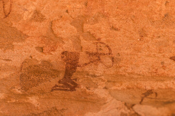 Rock painting at Twyfelfontein, Namibia