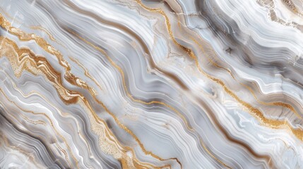 Elegant Gold Vein Marble Texture Background