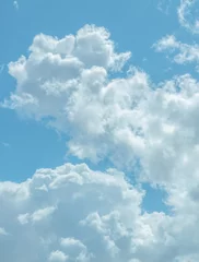 Beautifull light blue sky with dreamy clouds © KM