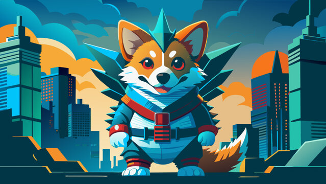 Godzilla Corgi