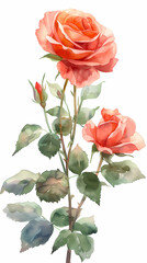 Vintage Rose Pattern with Seamless Floral Background.A classic bouquet of red roses conveys timeless love and beauty.