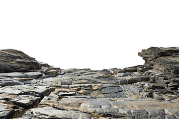 cliff of rock illustration PNG element cut out transparent isolated on white background ,PNG file ,artwork graphic design.