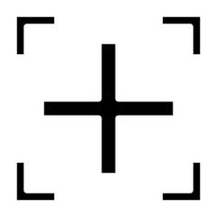 Obraz premium camera focus icon