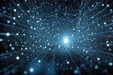 fiber optics background with lots of light spots