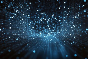 fiber optics background with lots of light spots