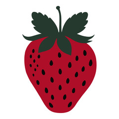 strawberry vector sign