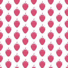 seamless pattern with strawberry