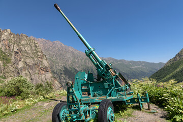 An avalanche cannon is an anti-aircraft cannon from which peaks are fired from November to May in...