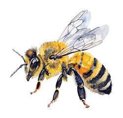bee watercolor digital painting good quality