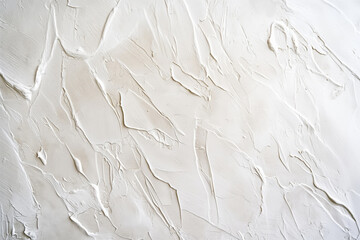 Obraz premium Close up of a textured white wall with a plaster pattern. Generative AI