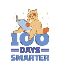100 Days Smarter Clever Feline Reading