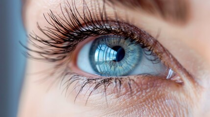 Fototapeta premium A Close-Up of Human Eye