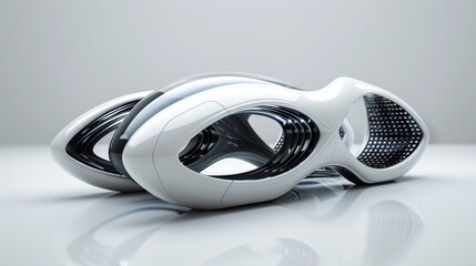 Minimalist Technology Future: 3D visions of minimalist technology in the future