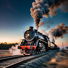 Obraz premium old locomotive