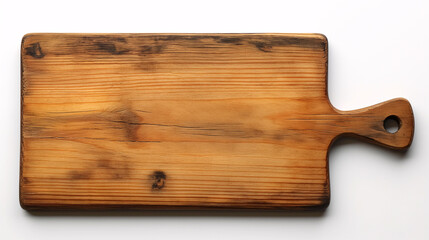 Cutting board isolated on white