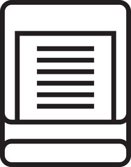 Mail Icon Line Illustration