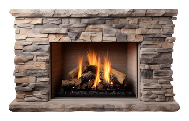 Fireplace home interior.