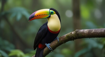 Fototapeta premium toucan on a branch