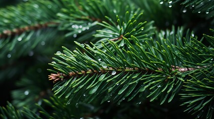 Closeup photo of leaves with needle cast disease in conifers, showing browning and dropping of needles