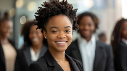 Fototapeta premium Confident Professional in Office Environment