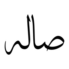 Salt Muslim Boy Name Sulus Font Arabic Calligraphy
