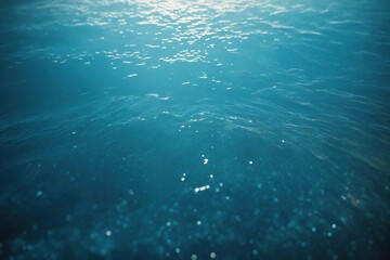 underwater scene with bubbles