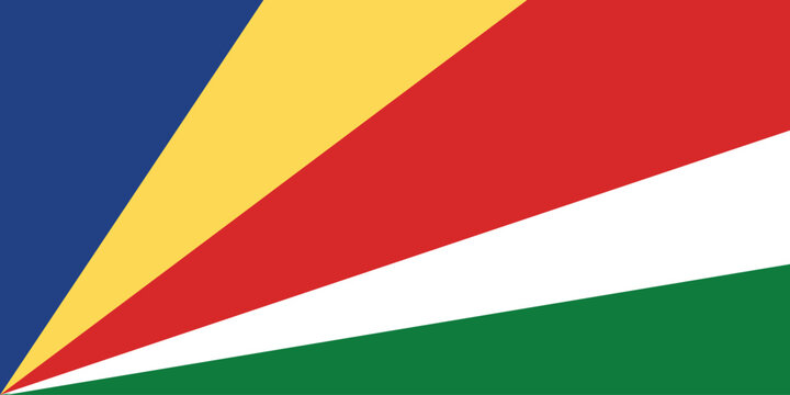 National Flag of Seychelles, Seychelles sign, Seychelles Flag
