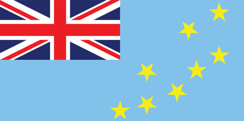 National Flag of Tuvalu, Tuvalu sign, Tuvalu Flag