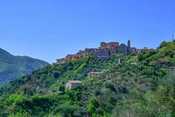 Fototapeta na wymiar The Savoia village of Lucania in Basilicata, Italy.
