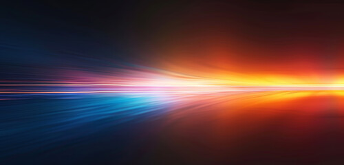 Vibrant abstract background with a gradient from blue to orange