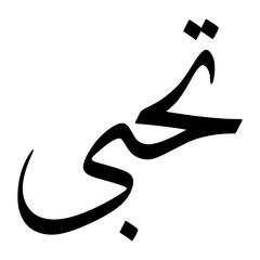 Thabi Muslim Boy Name Sulus Font Arabic Calligraphy