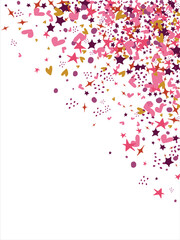 confetti, hearts, stars for promotions and events . party, diary, decorate, event. Vector illustration.