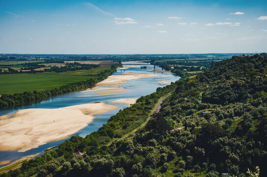 Tejo visto do Castelo de Santar&eacute;m
