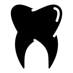 tooth glyph icon