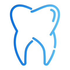 tooth gradient icon